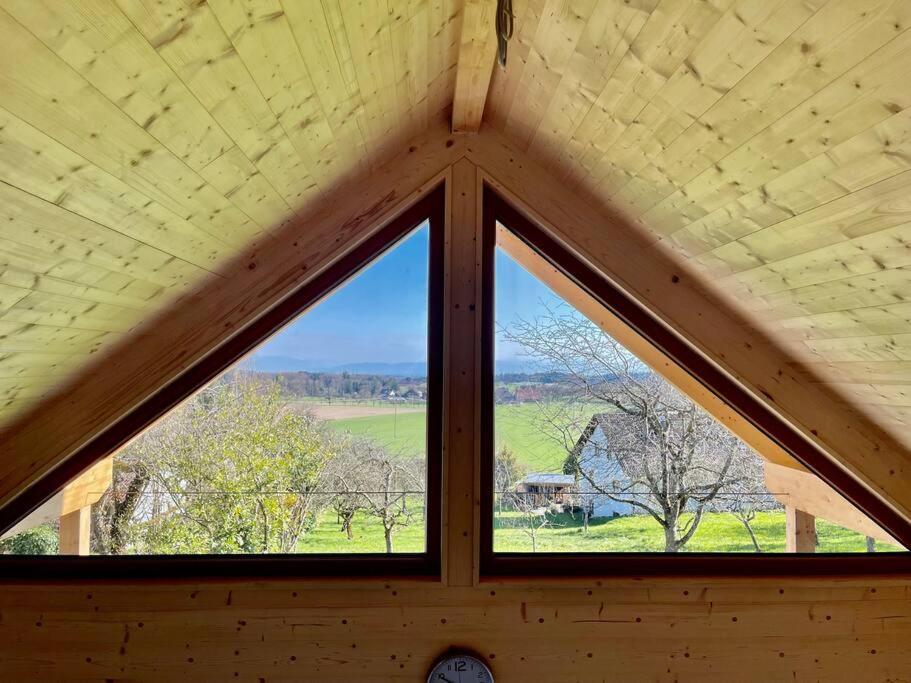 Zweistoeckiges Natur-Holzhaus Mit Berg- & Seesicht Horgenzell 외부 사진