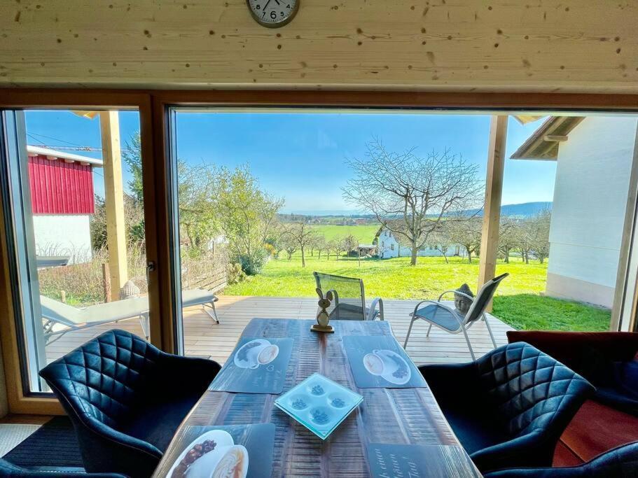 Zweistoeckiges Natur-Holzhaus Mit Berg- & Seesicht Horgenzell 외부 사진